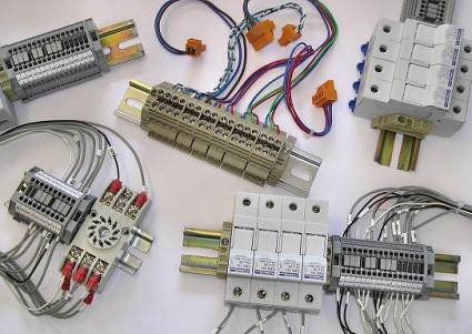 Different DIN-rail assemblies